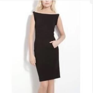 Diane Von Furstenberg‎ Kimmie Square Neck Sheath Mini Dress w/ Pockets Size 2